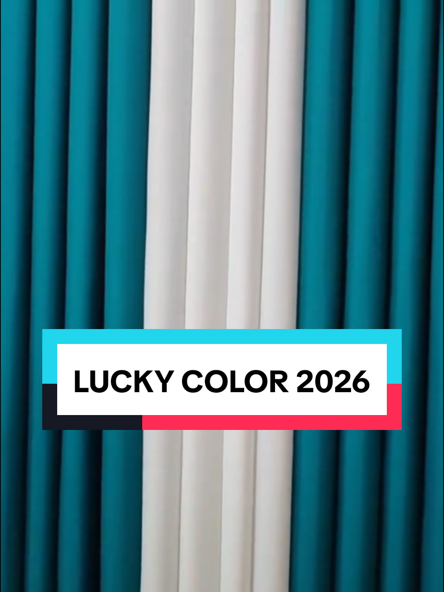 Lucky color for 2026 transformative teal with offwhite combi.💙💚🍀#curtains #transformativeteal #luckycolor2026 #tiktoklive #livehighlights 