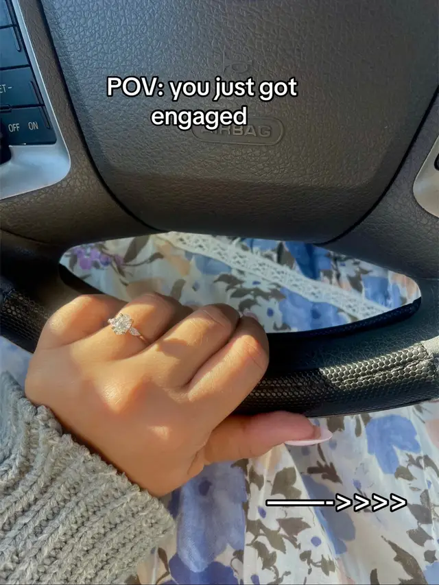 You can see my nails progressively getting more and more outgrown. It’s only been a few weeks, and these are only a few of the photos lol #engagement #engagementring #wedding #ring #relationships 