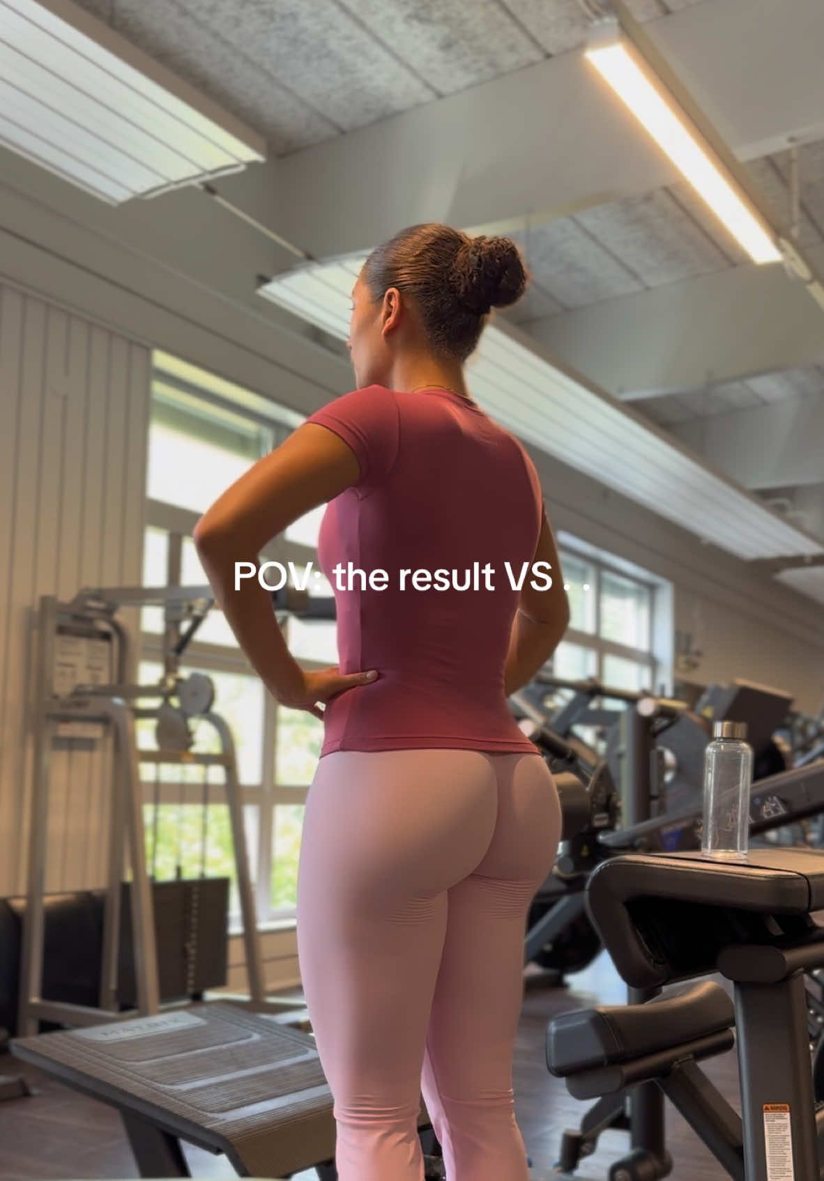 Glutes and Hammies !! Wearing pink makes you lift heavier 🤝🏽 @Paragon Fitwear dc: CONSISTENCY to save #glutes #glutesworkout #gymgirlsoftiktok #gymrat #bodyrecomp #GymTok #fyp 