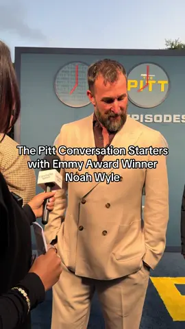 Even more from my conversation with The Pitt’s Emmy Winner Noah Wyle! #conversationstarters #fyp #celebritytiktok #noahwyle #thepitt 