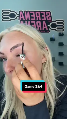 Ms Selena surprised me 😯  #makeup #review #serenaarena testing eyebrow gel by sticking them in the wrong direction Serena arena @Rare Beauty @Maybelline NY  