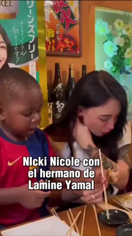 Keyne, el hermanito de Lamine Yamal, aprueba a Nicki Nicole como su cuñada ❤️