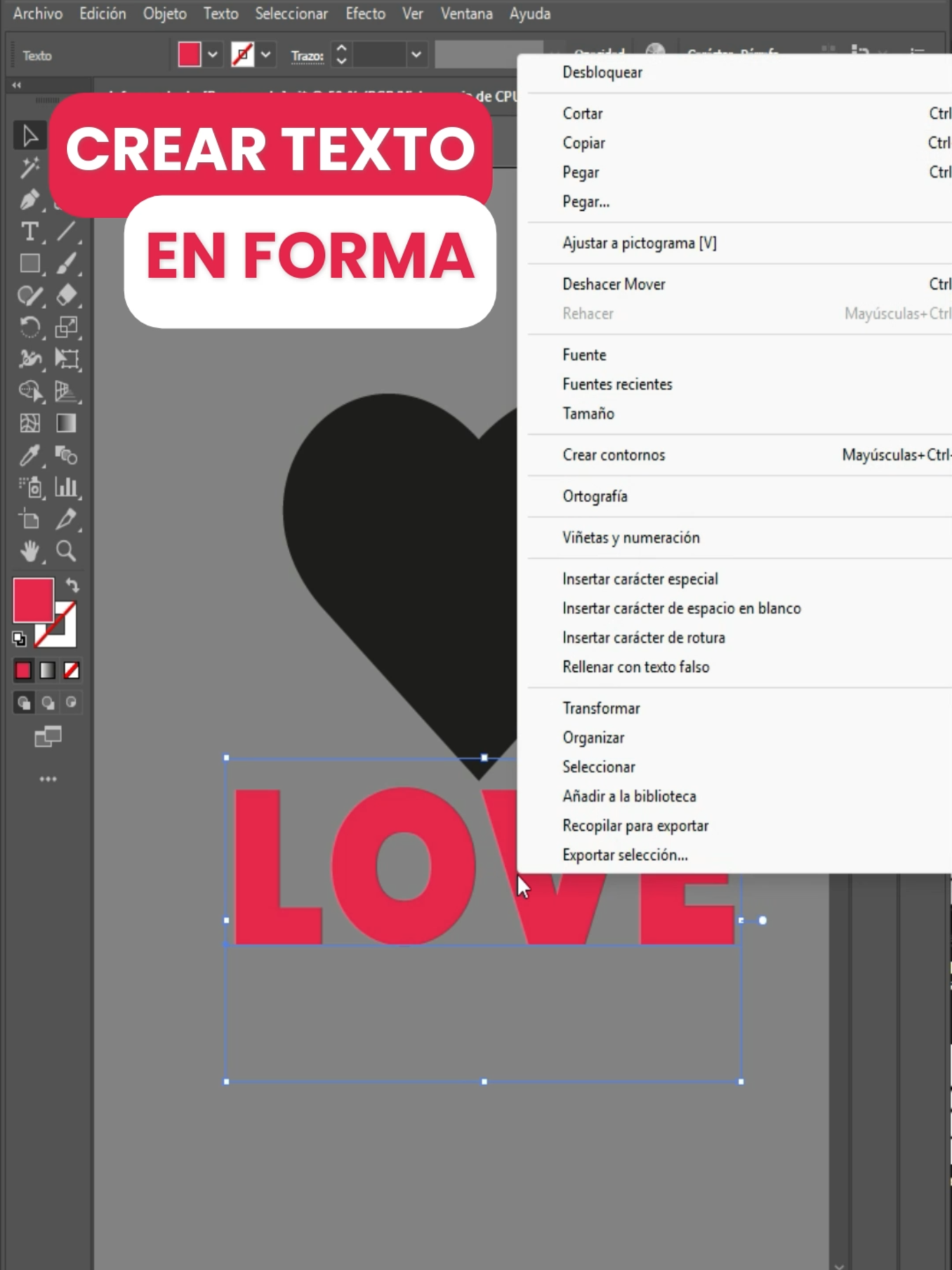 Convierte tu creatividad en formas únicas ✨  Aprende a transformar textos en diseños con curvas y estilos personalizados. 🚀 Ideal para títulos llamativos y composiciones originales. #CreatividadSinLímites #Illustrator #DiseñoCreativo #Learclass