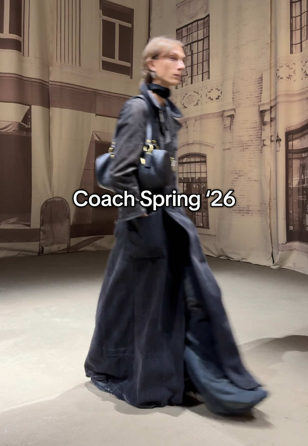 #CoachSpring26 by @Stuart Vevers, all about the delicate balance of polish and shine with grit. Very New York 🏙️🖤 #NYFW #CoachNY