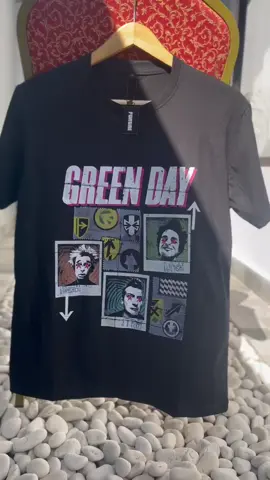 T-shirt band green day #kaospunk #kaosrock #fyp #viral #foryoupage 