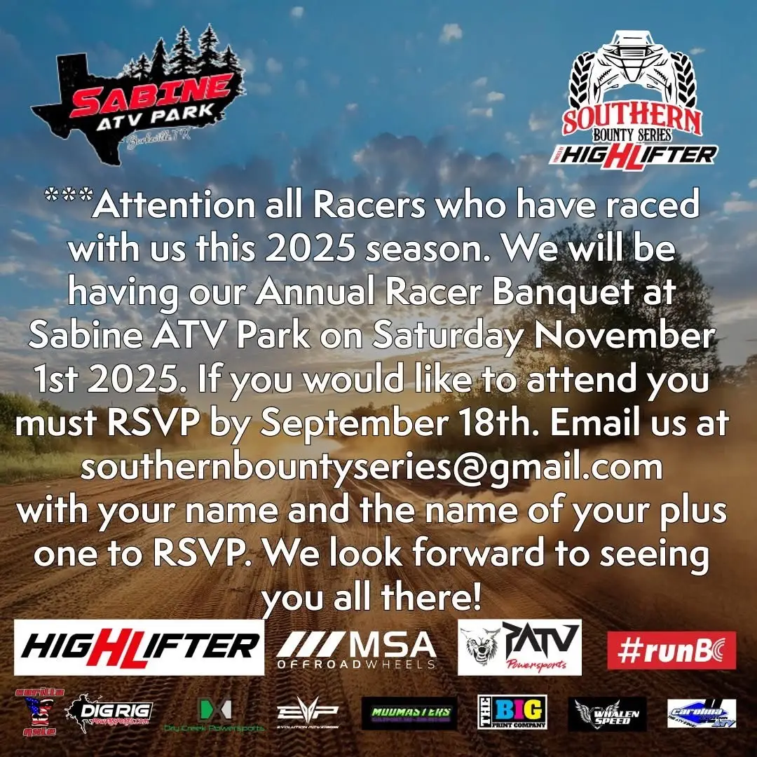Please email southernbountyseries@gmail.com and let us know your name and the name of your plus one. You must RSVP by September 18th. Can’t wait to see everyone there. 
