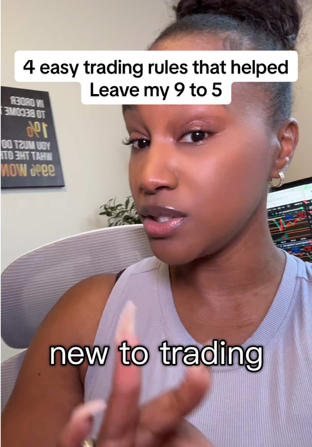 Every trader needs rules ! Here are 4 rules that helped me leave my 9-5 in under 2 years ! #BeginnerTrader #BeginnerTrader 