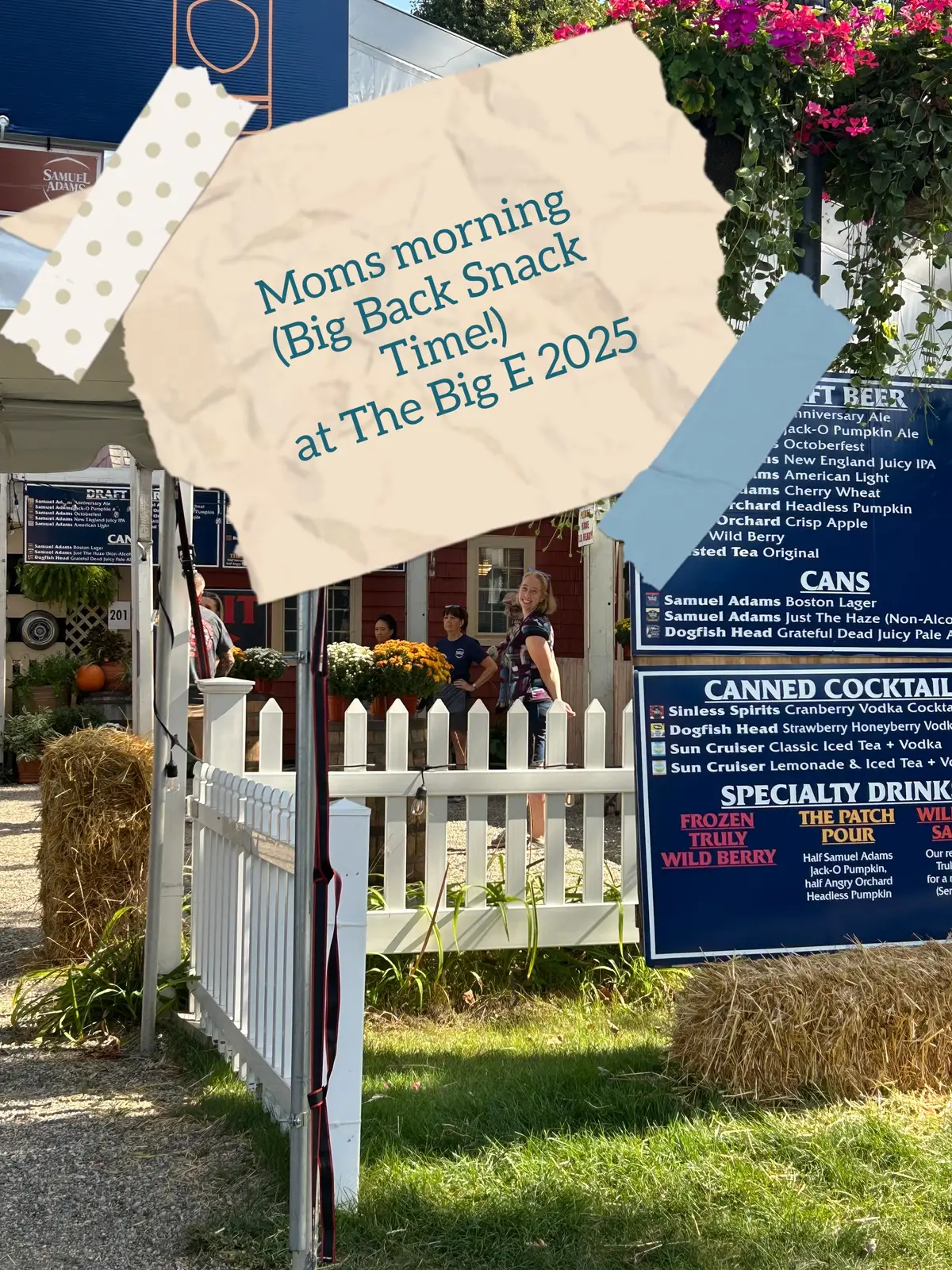 Three moms (and a dad) went to the Big E on $3 snack Monday.  It was yummy.  @Lombardi Rules 