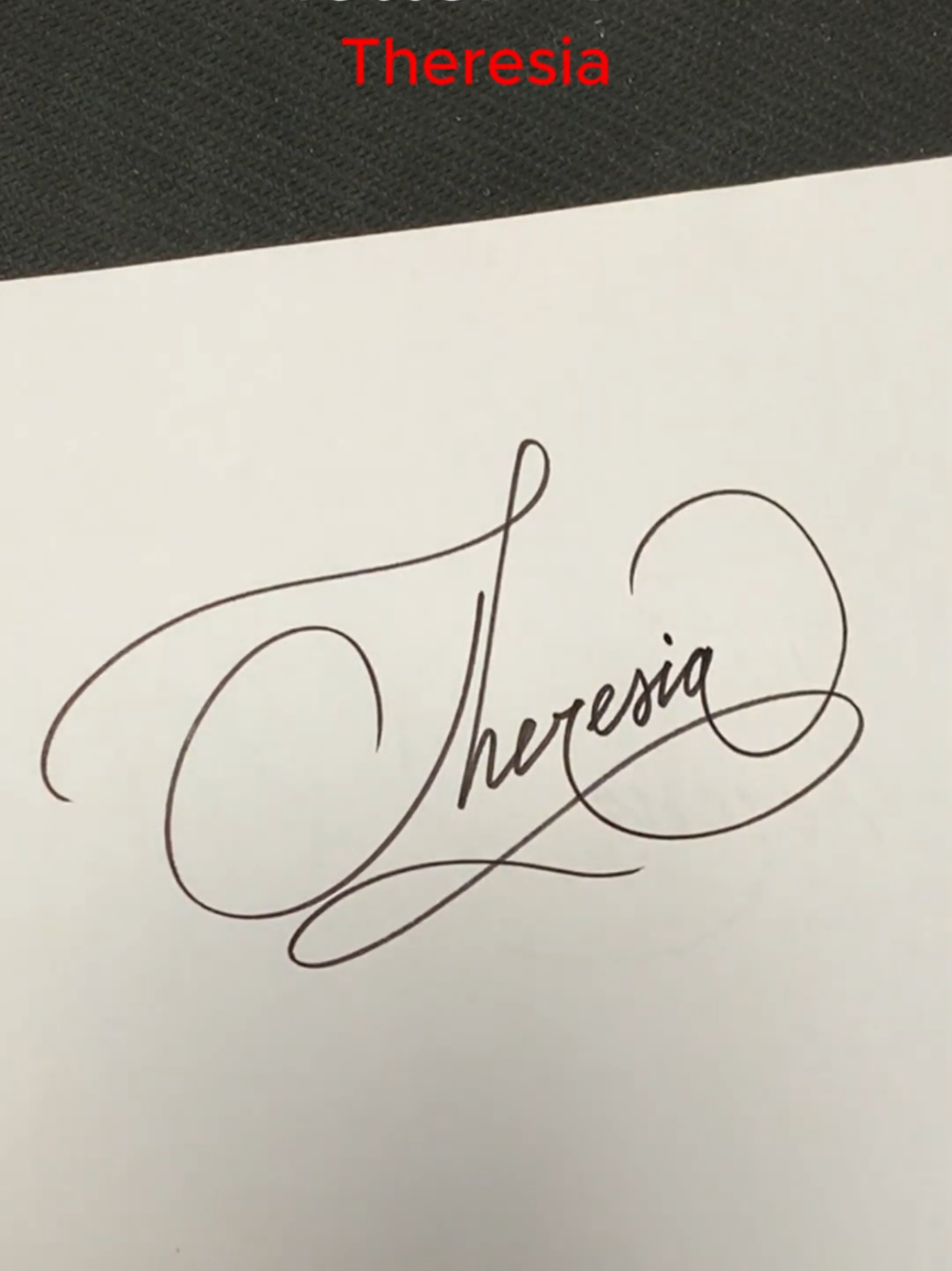 How to write the letter“T
