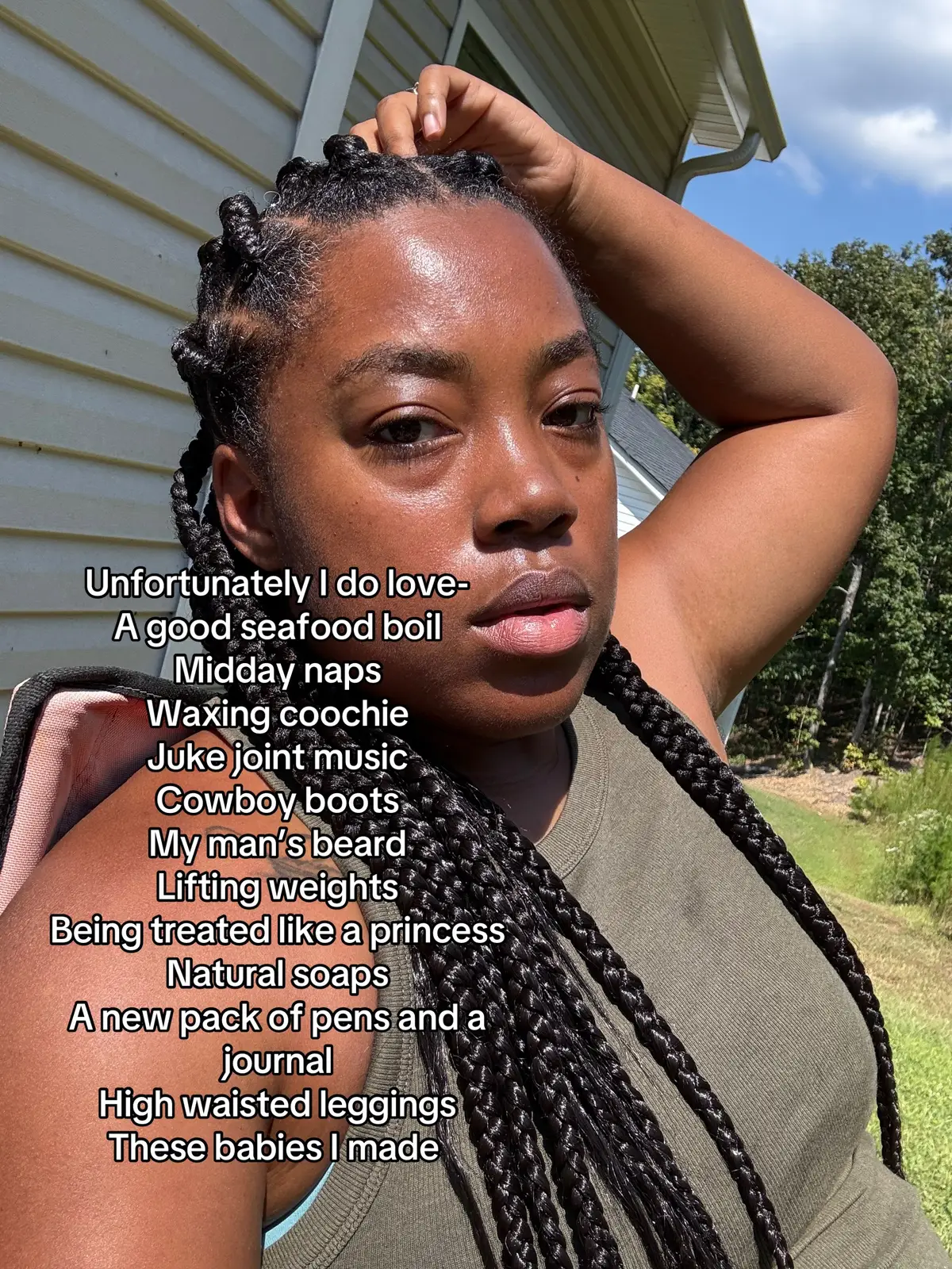 Listen it’s a long list of shit I enjoy my man and these babies being at the top of it! However comma weights dates and proteins shakes are a close 3rd, 4th and 5th  Also- shout out to my new braider for getting me together Friday bc I was definitely bout to get a taper fade 😭