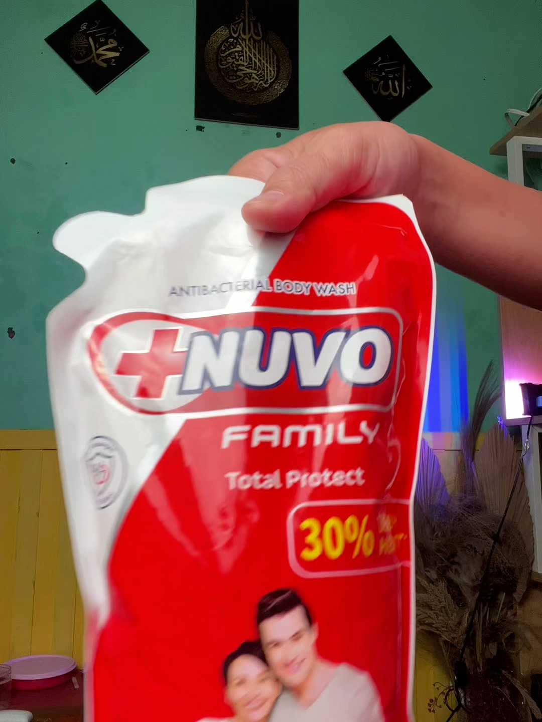 Nuvo Family Sabun Mandi Cair Merah Pouch 800ml harga promo #sabunnuvofamily #sabunmandinuvo