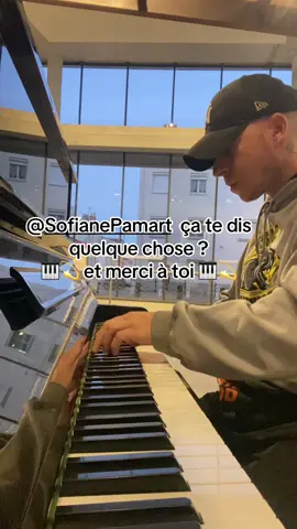 @Sofiane Pamart tu reconnais ta mélodie de ce week-end ?  Je suis qu un autodidacte… j espère que tu appréciera ma sensibilité à ta création 💫💫💫 @mickaelpiano #sofianepamart #mickaelpiano