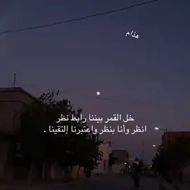 خل القمر بيننا رابط نظر ‏انظر وأنا بنظر واعتبرنا إلتقينا .#قمر #قصيد #explore #fyp 