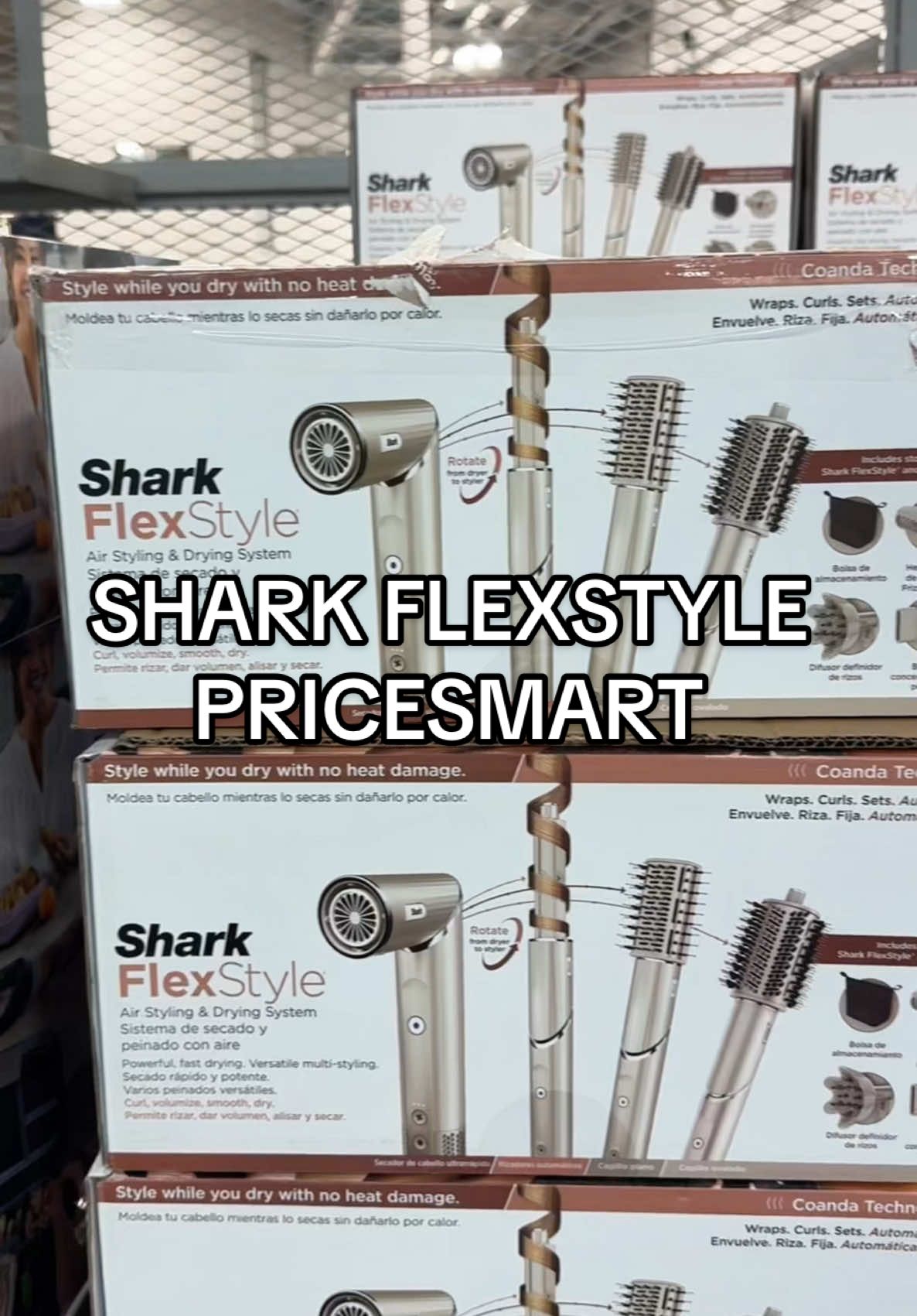 Corran a pricesmart está la shark flexstyle🤩 #pricesmart #pricesmartfinds #sharkflexstyle #secadordepelo #dysonairwrap #ninjashark 