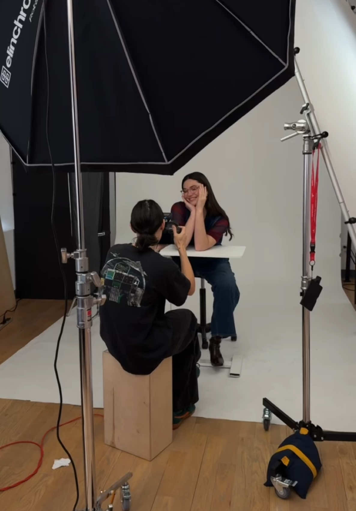 best day!!! i’ve been holding this one in but had the best time shooting with @paireyewear ❤️💚 go check out their socials! #modeltok #hokastohighheels #nursetok #modeling #glasses 