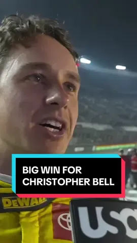 He's different. He seems happier. #NASCAR