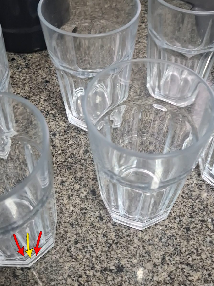 Kit 6 Copos de Vidro RESISTENTE 350ml transparente Vitaminas, Água, Refrigerante. #Copos #Kit6copos #Copovidrogrosso