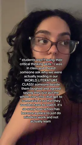 I get not liking/ wanting to read  books for class but efficiency doesn’t equal effectiveness. But who knows if they were joking or not  #writingcommunity #writersoftiktok #artistsoftiktok #writerslife #fypシ゚viral 