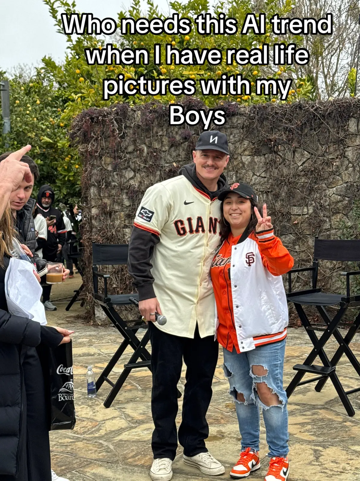 Never needed an AI trend for photos with my boys! #sfgiants #MLB #bayarea #trending #baseball