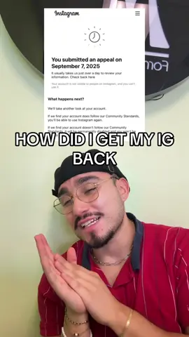 Get your Instagram account back with this step #instagram #accountrecovery #instagrambanned #metasupport #instagramrecovery 