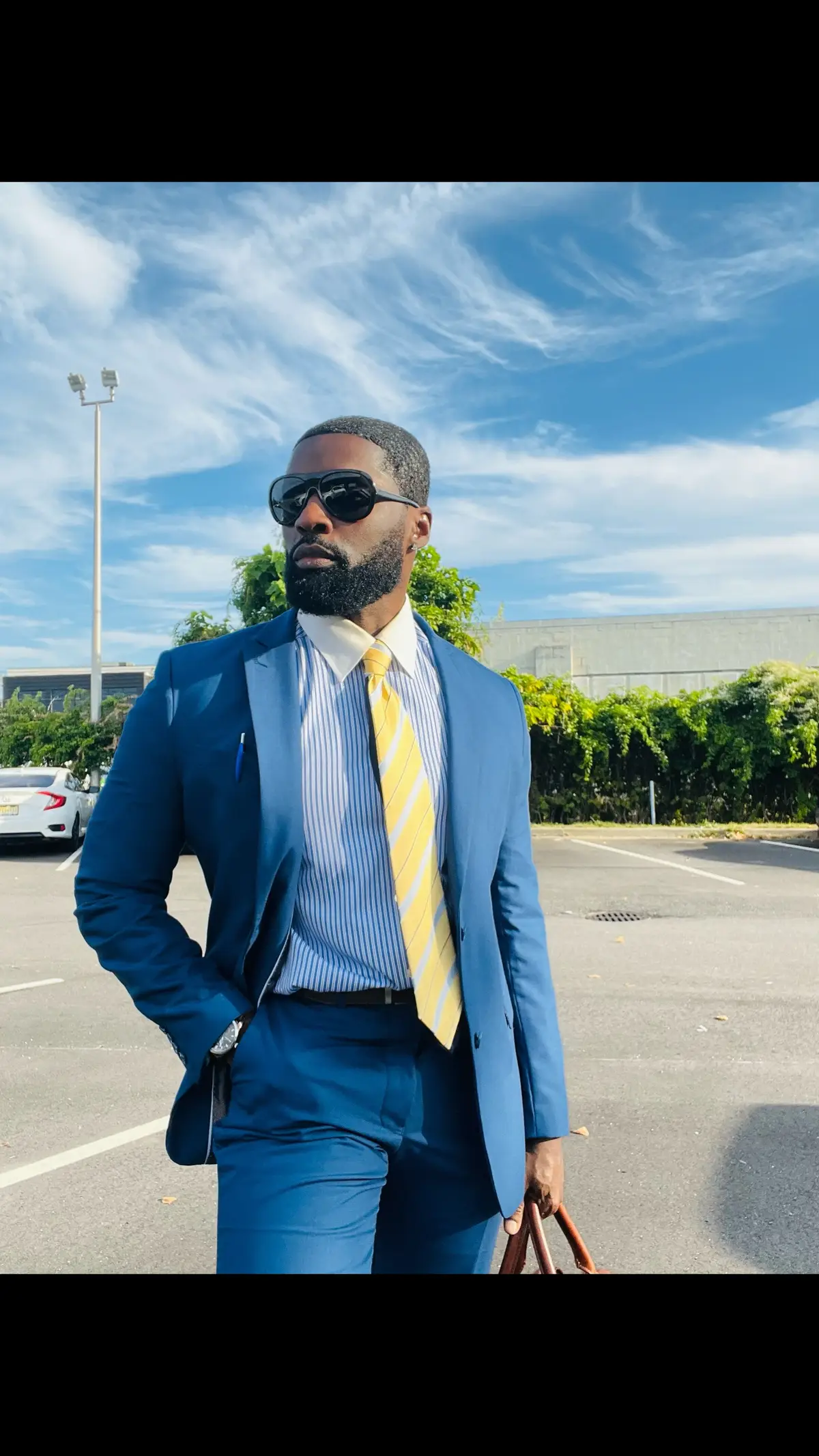 Workday complete heading home to chill