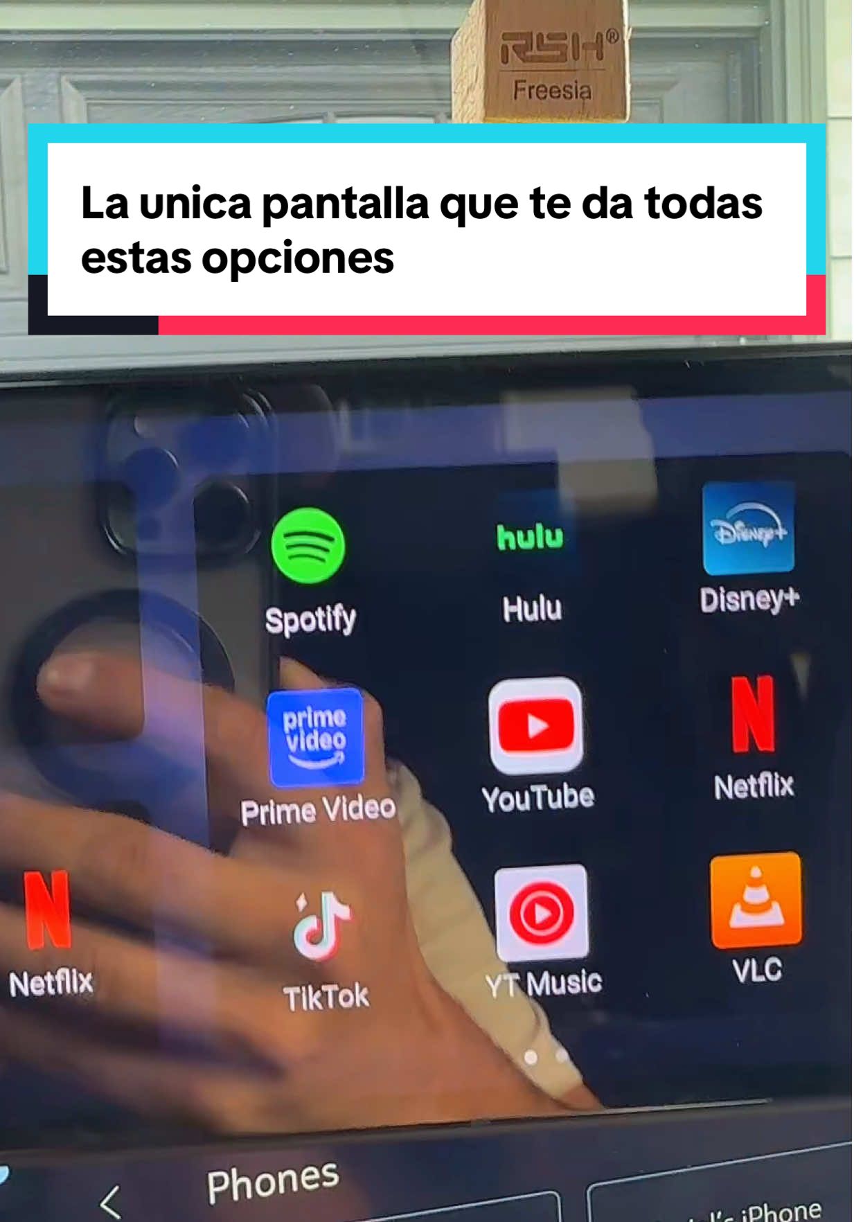 Cómo esta pantalla CarPlay no vas a encontrar otra aquí en TikTok! #carplay #androidauto #cargadgets #giftideasforhim #tiktokshopcreatorpicks 