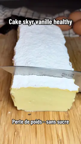C’est vraiment le meilleur gâteau facile, rapide et healthy ! #recettefacile #recettehealthy #gateauhealthy #gateauvanille 