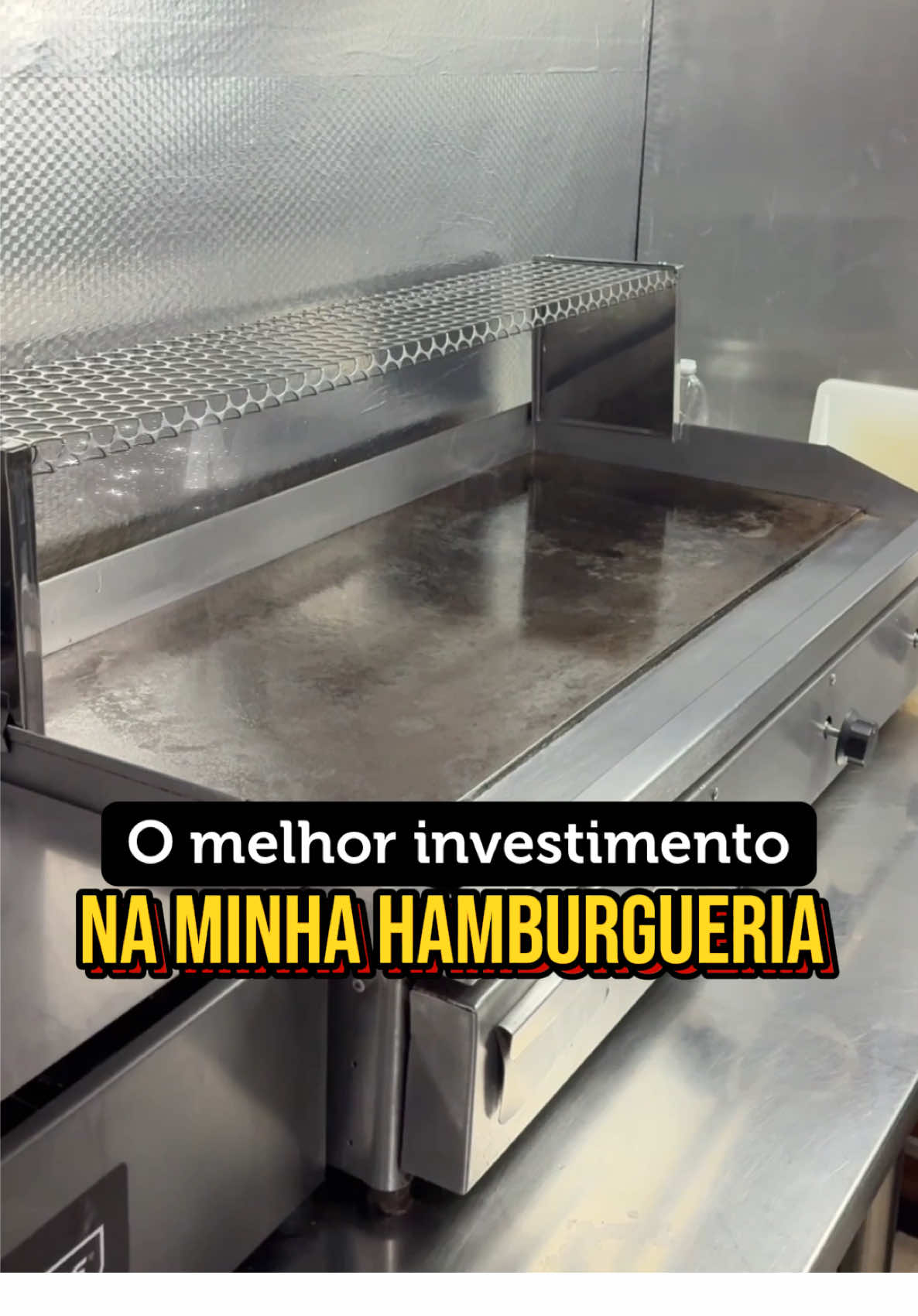Um dos melhores investimentos que fiz na minha hamburgueria até hoje com certeza!  E aii o que vc achou?! Compraria um desses tbm?! Comenta aqui pra eu saber! E já me segue pra mais! #foryoupage #delivery #empreendedorismo #fypシ゚ 