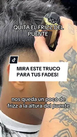 Aplicando este truquito tus fades se van a ver de lujo! 💎#barberia #barbero #cortecontijera #fade #degradade 