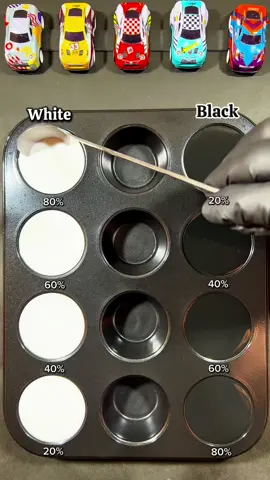 Mix 2 mixtures White and Black their contrast creates amazing colors#colormix #colormixing #asrm #coloring #mixingcolors 