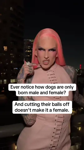 Stop arguing with biology. My name is Jeffree, and I’m just a dude that loves and creates makeup. #jeffeestar #fyp #commonsense