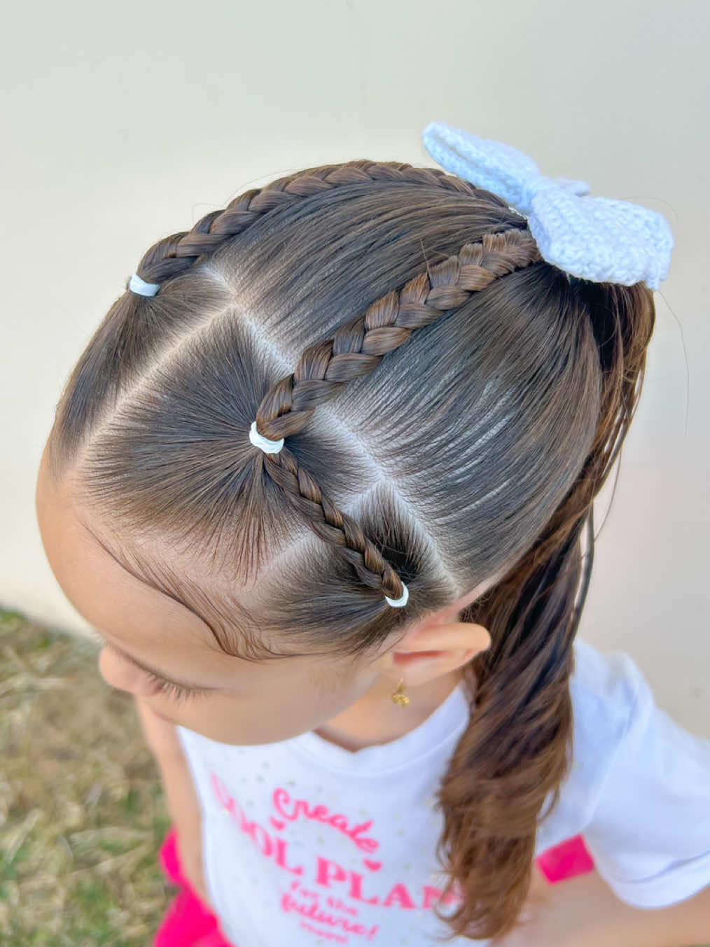 Penteado infantil fácil 🤍 . . . . . #penteadoinfantil #maedemenina #maternidade #penteadosfaceis #creatorsearchinsights 