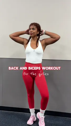 I heard we’re building our backs this year🤭 here’s my current back and biceps workout routine!✨❤️ #workoutroutine #backandbiceps #womensworkouts #gymshark @Gymshark Women @Gymshark 