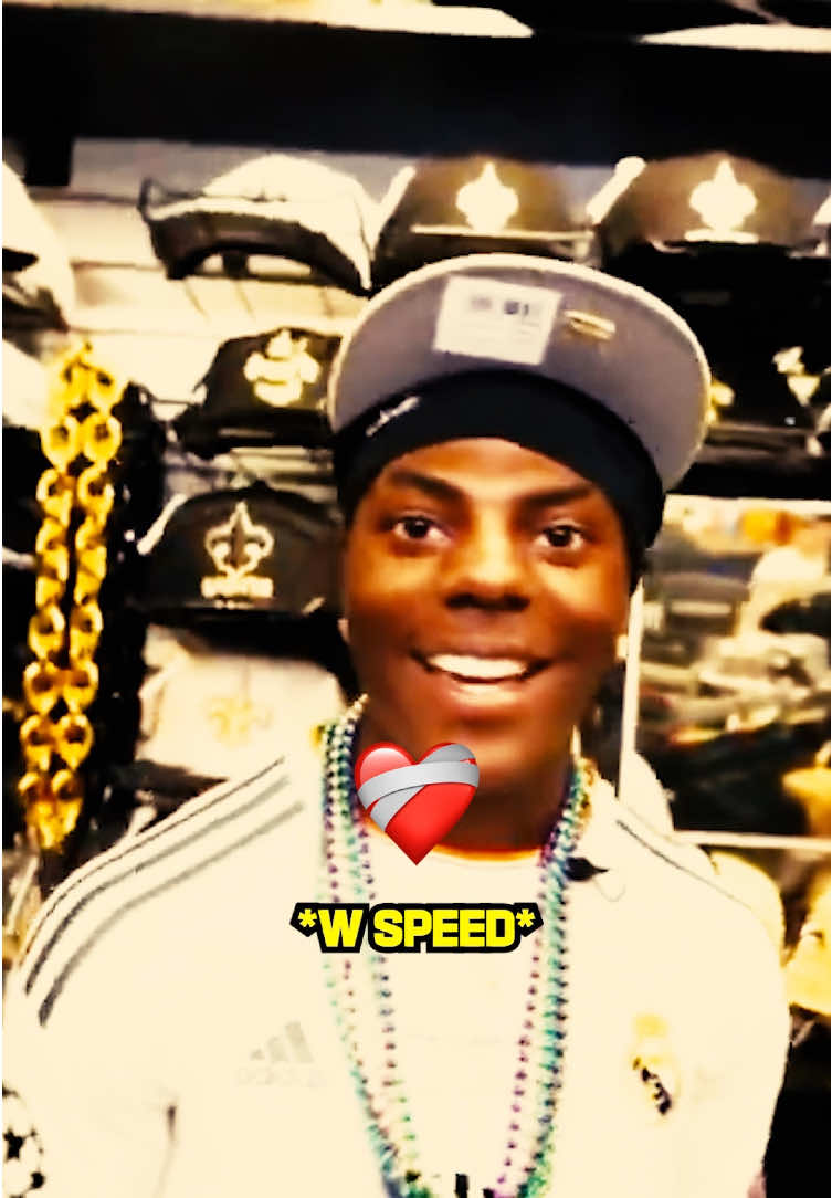 #ishowspeed’s a walking W forreal ❤️ #neworleanssaints #nfl (via @IShowSpeed)