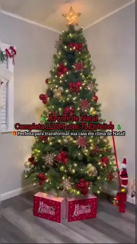 Árvore de Natal Completa 1,20M com 71 Enfeites 🎄 Deixe sua casa pronta para o Natal com este lindo pinheiro de 1,20M, 110 galhos e suporte para chão. Acompanha 71 enfeites para uma decoração completa e prática, garantindo um ambiente acolhedor e cheio de espírito natalino! ✨ ✨ Destaques: ✅ Pinheiro de 1,20M – tamanho ideal para salas, escritórios e apartamentos ✅ 110 galhos – mais cheia e elegante ✅ Kit completo com 71 enfeites natalinos ✅ Suporte resistente para chão ✅ Fácil de montar e desmontar 🎁 Perfeita para transformar sua casa em clima de Natal! Encontre em: https://s.shopee.com.br/6VEVOD0WOf #ÁrvoreDeNatal #DecoraçãoDeNatal #PinheiroDeNatal #Natal2025 #enfeitesdenatal 