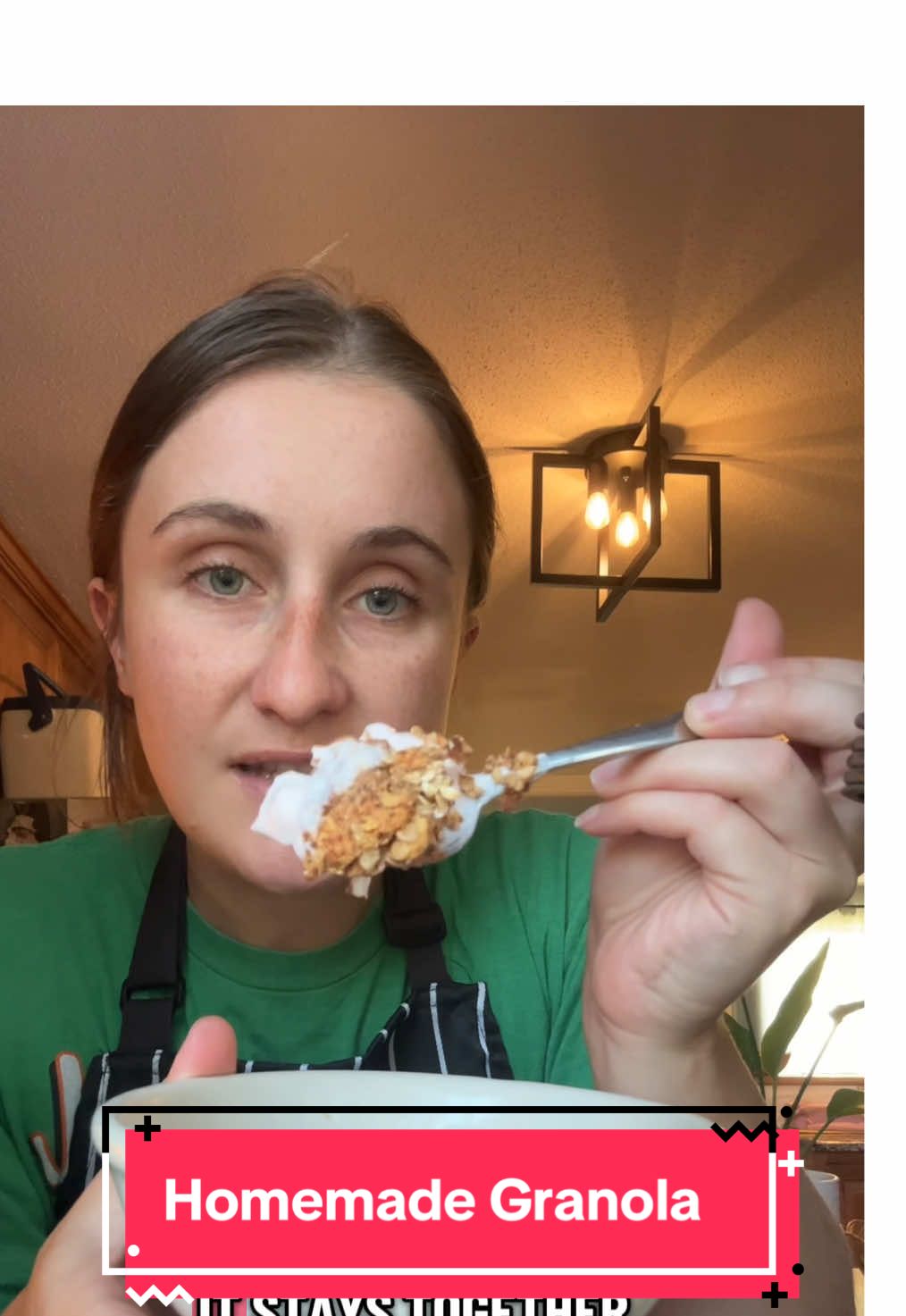 Homemade Granola Bars/Granola Crumble. #budgettok #budgetmeals #cheapsnacks 