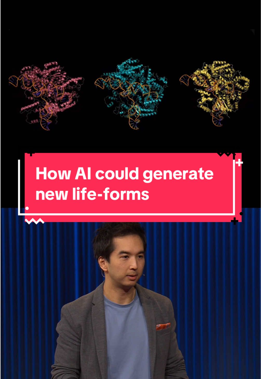 Are woolly mammoths in our future? In his TED Talk bioengineering researcher Eric Nguyen shares how scientists are using AI to not only understand DNA, but create it from scratch. This could mean a future where diseases are cured with personalized medicine, microbes could be designed for interplanetary travel and yes, even bringing back extinct species. Visit the 🔗 in our ☣️ to watch the full talk. #medicaltiktok #genes #ai #dna #TEDTalk #STEM 