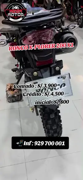 🚨Ronco x-plorer 200 X1🚨 @ferta en toda Perú 🇵🇪  realizamos envíos a nivel nacional  #ronco200x🏍️🇵🇪 #limaperu  #piuranitabonita❤️ #trujilloperu #provinciaperuuu😘😘😘🤩🤩🇵🇪🇵🇪🇵🇪 