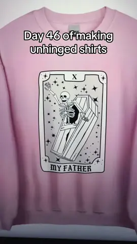 You can grab this unhinged shirt at doublecrossclothingco 🖤 #deaddadclub #deaddad #ddc #MentalHealth #traumatized 