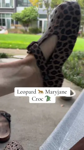 Didn’t realize I needed these until just now!!! Immediately love the new 🆕 MaryJane Leopard 🐆 Crocs #crocs #maryjanecrocs #leopardcrocs #tiktokshopcreatorpicks #creatoricons