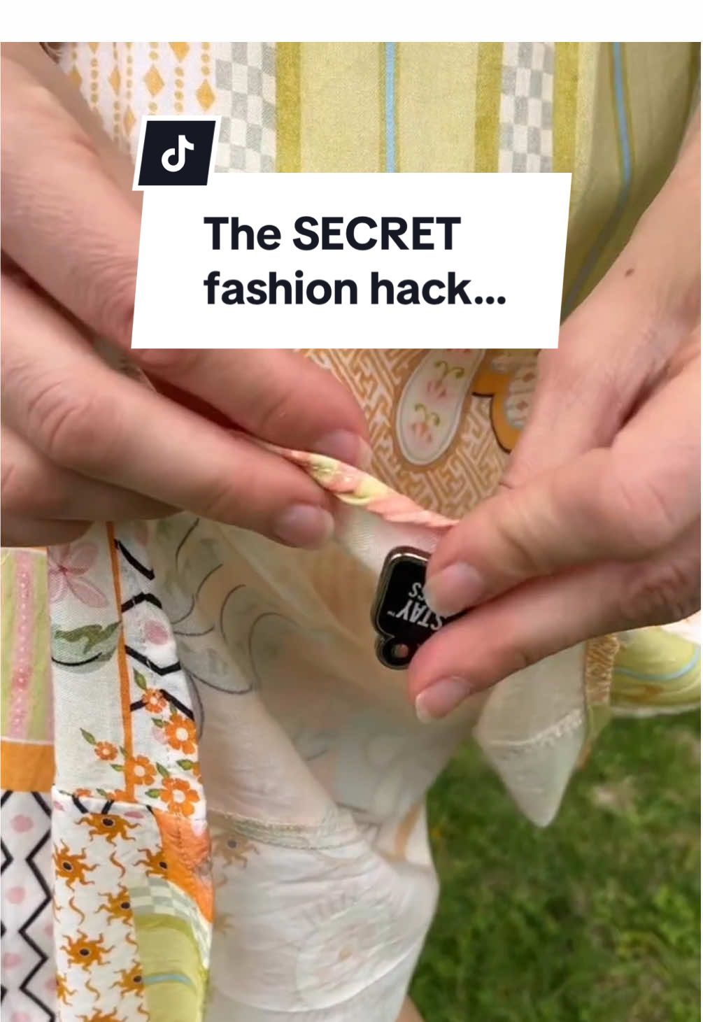 The secret fashion hack all dress lovers are ADDICTED TO 😉  Stay Dress weights keep your outfit in place so you can move with confidence - no more wardrobe mishaps, just carefree style. ✨ #StayConfidentWithStayDress #StayDress #fashionfix #FashionAdvice #fashionlover   