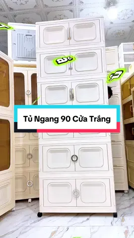 Tủ 6 Tầng Ngang 90 Cửa Trắng#tunhua #tunhuagiare #tunhuagapgon #tunhuadanang 