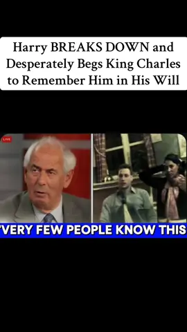 #CapCut sounds like the kind of headline you’d expect from the darkest corners of gossip — a prince on his knees, whispering for a mention in his father’s will. But when we strip away the tabloids and dig into the timing, the law, and the palace stagecraft, a chilling picture forms. Harry’s sudden dash back across the Atlantic, a father-son meeting timed with a stopwatch, and a monarchy whose private wealth vanishes into sealed envelopes for ninety years… all of it points to one haunting question: was this about family, or about legacy? Because in the House of Windsor, love and money are never separated. They are chained together, bound by centuries of rules, privileges, and walls higher than any castle. And once a king’s pen is lifted from his will, it will be decades before the truth is ever known. So tonight, we go deeper. Into the tea room where the clock was ticking, into the hidden codes of royal inheritance, and into what reconciliation really means when money is off the table. The content on this channel may include gossip, speculation, or dramatized interpretations of events. Viewer discretion is advised, as not all information presented is confirmed or factual. #princeharry #katemiddleton #kingcharles #princewilliam 