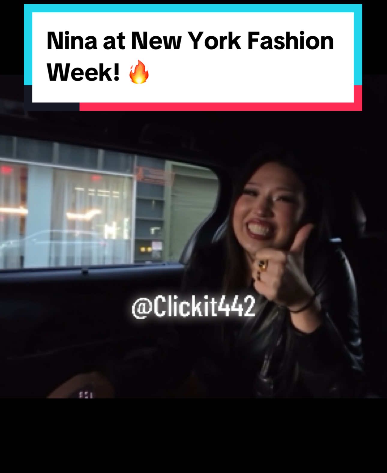 #clickit442 #nina #ninalin #nyfw #newyork #twitch #fyp 