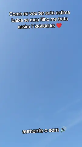 como eu vou ter auto estima baixa se meu filho me trata assim ?? #maedemenino #tiktokmidia  #guaruja #praia 
