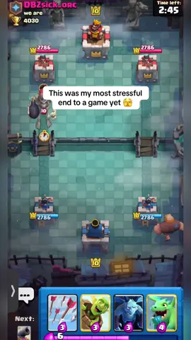 My reaction when it ended 😂 #fyp #mrpeeky #clashroyale 