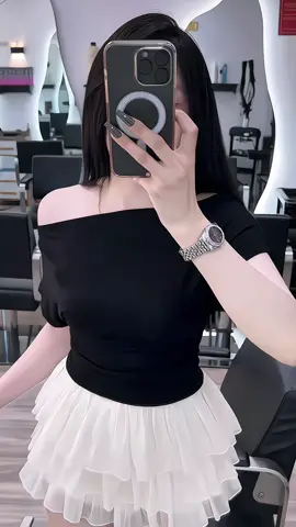 Áo Trễ Vai Cộc Tay Nữ #aotrevai #aotrevainu #thoitrangnu #xuhuongtiktok 