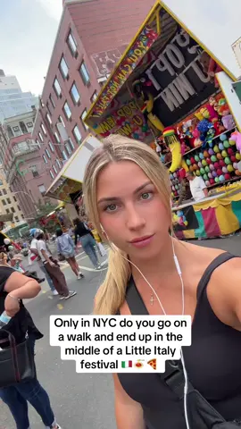 Just another reason why I love New York #nyc #newyorkcity #littleitaly #feastofsangennaro 