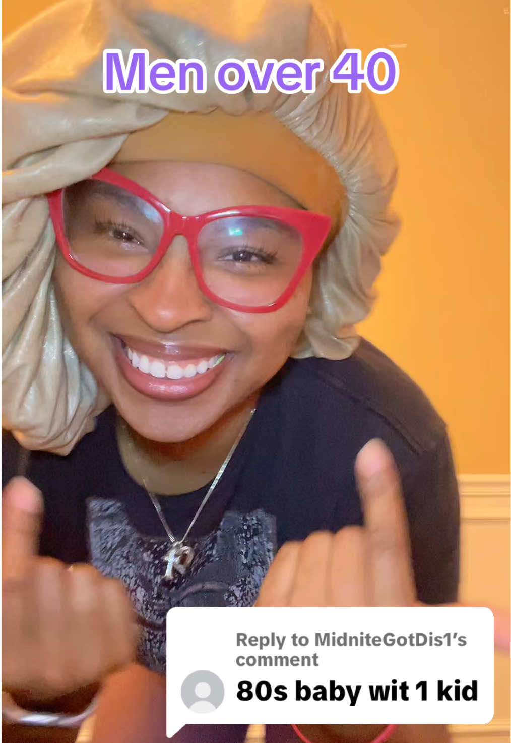 Replying to @MidniteGotDis1  Preferably w/ no kids, but I have a kid so let me not do too much lol…baby listen if you got 1 kid we can be BFFs & if you have 2+ kids we can be friends🤗🥰   -   #cupid #cupidshuffle #single #menover40 #40andover 
