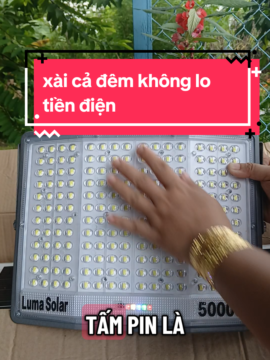 đèn năng lượng mặt trời 5000w#tiktok #shopphukiengiare92 